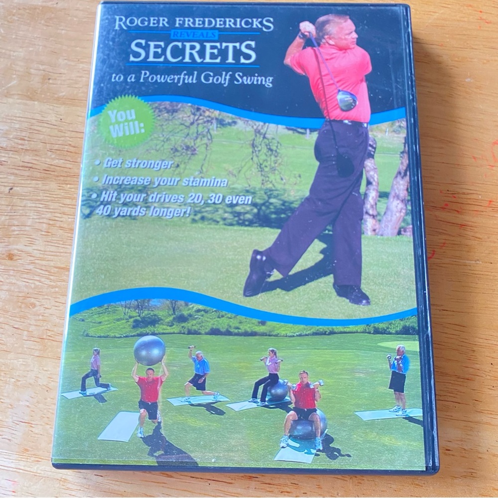 Roger Fredericks "Secrets to a Powerful Golf Swing" DVD